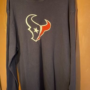 Houston Texans Reebok thermal long sleeved top